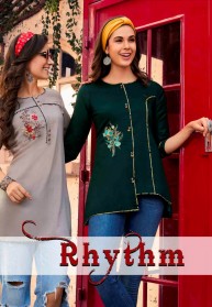 Lymi Rhythm Heavy Muslin Embroidery Tops Catalog
